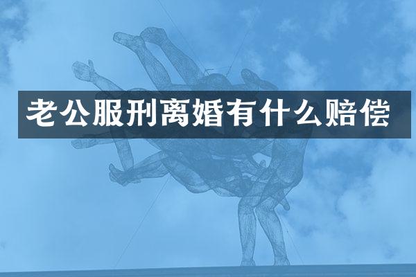 老公服刑离婚有什么赔偿