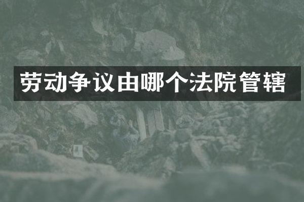 劳动争议由哪个法院管辖