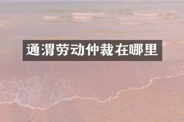 通渭劳动仲裁在哪里