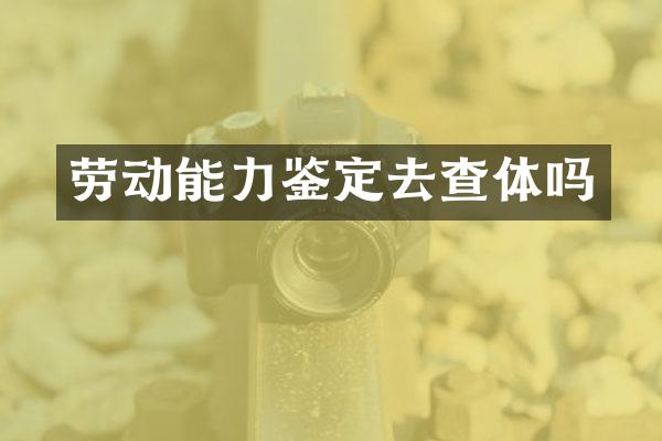 劳动能力鉴定去查体吗