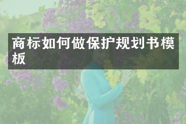 商标如何做保护规划书模板