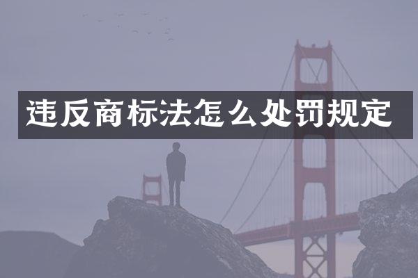 违反商标法怎么处罚规定