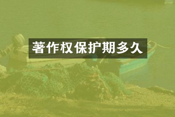 著作权保护期多久