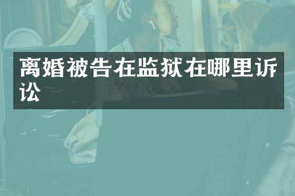 离婚被告在监狱在哪里诉讼