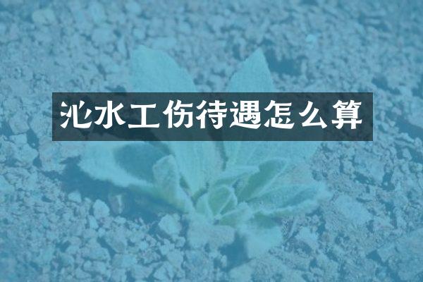 沁水工伤待遇怎么算