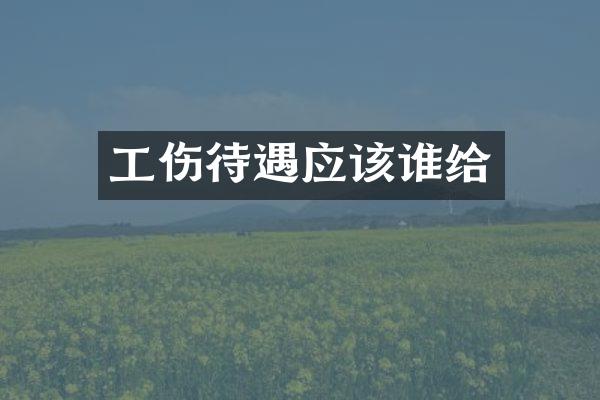 工伤待遇应该谁给