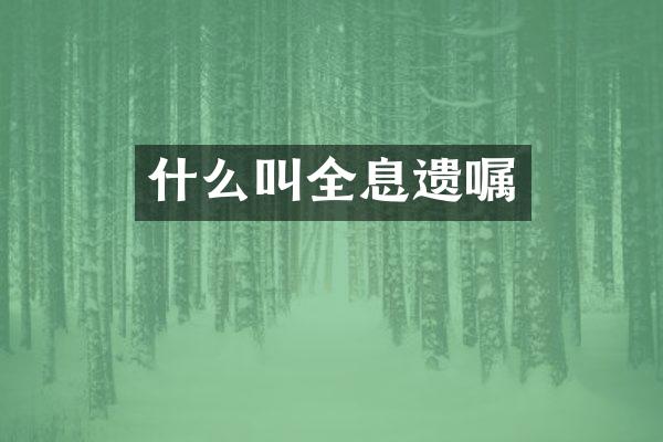 什么叫全息遗嘱