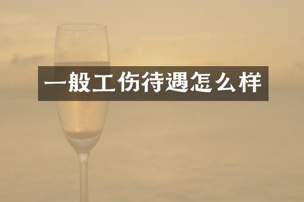一般工伤待遇怎么样