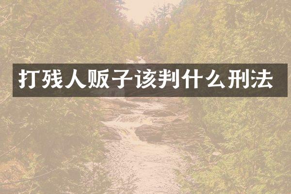 打残该判什么刑法