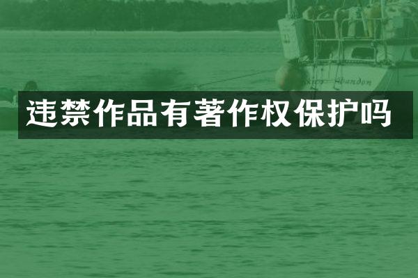 违禁作品有著作权保护吗