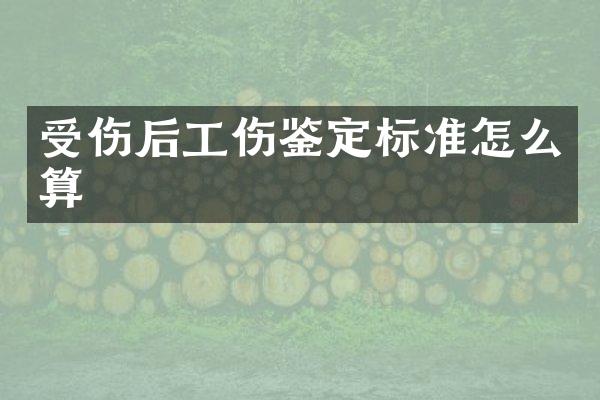 受伤后工伤鉴定标准怎么算