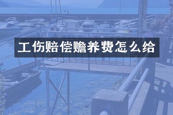 工伤赔偿赡养费怎么给