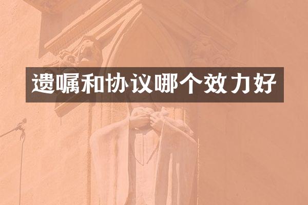 遗嘱和协议哪个效力好
