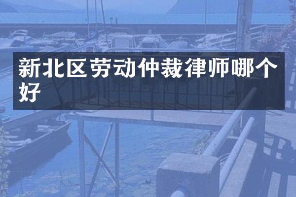 新北区劳动仲裁律师哪个好