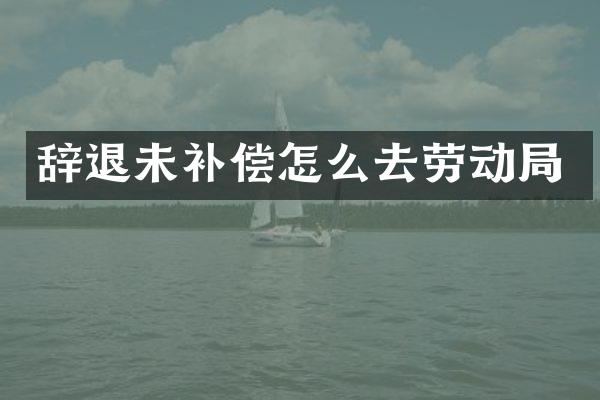 辞退未补偿怎么去劳动局