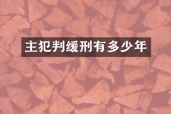 判缓刑有多少年