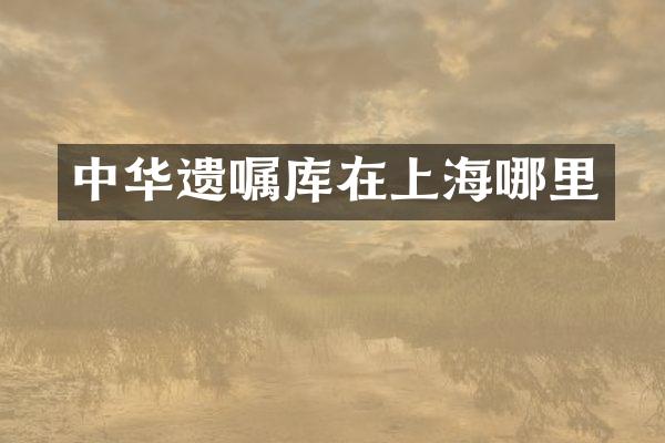 中华遗嘱库在上海哪里