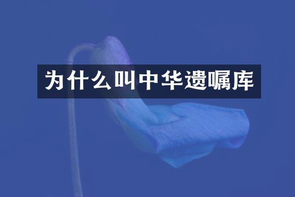 为什么叫中华遗嘱库
