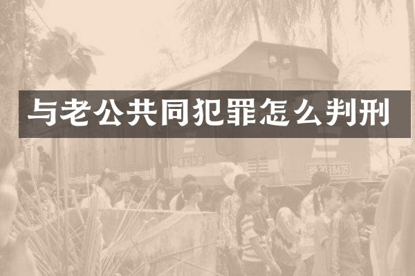 与老公共同犯罪怎么判刑