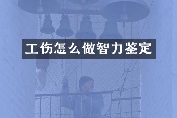 工伤怎么做智力鉴定