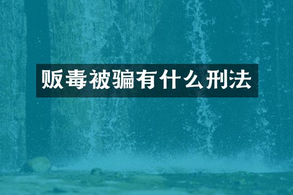 被骗有什么刑法
