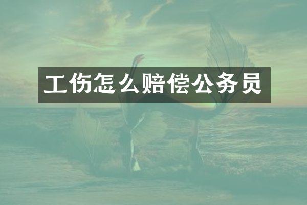 工伤怎么赔偿公务员