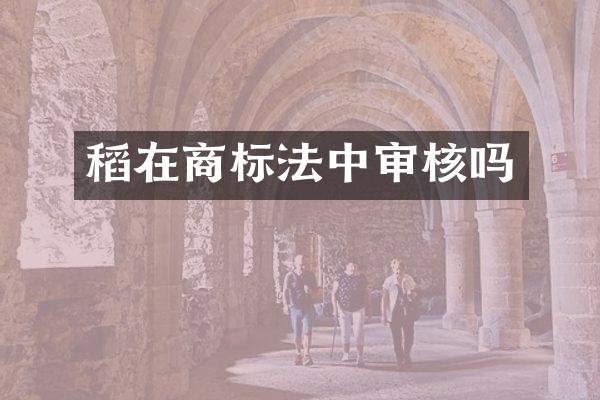 稻在商标法中审核吗
