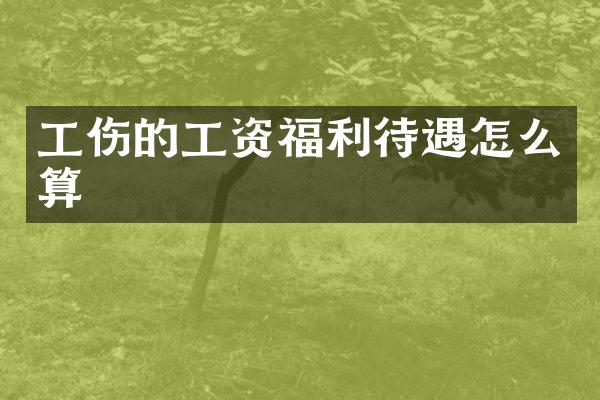 工伤的工资福利待遇怎么算