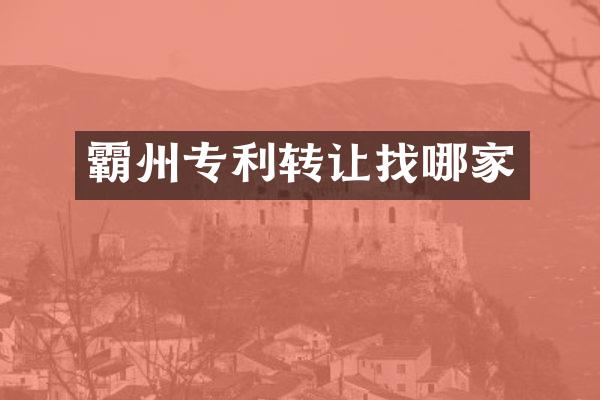霸州专利转让找哪家
