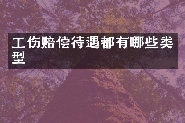 工伤赔偿待遇都有哪些类型