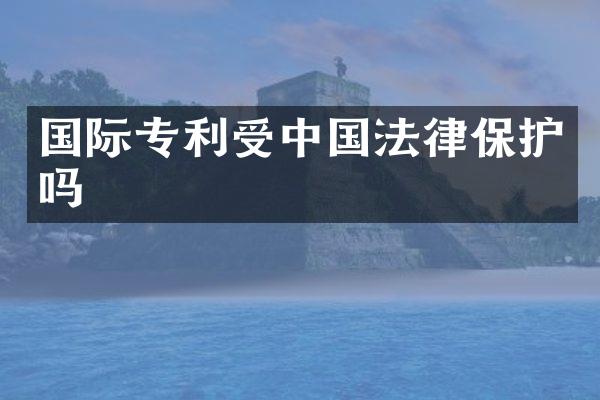 国际专利受中国法律保护吗
