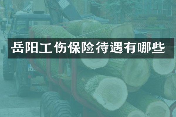 岳阳工伤保险待遇有哪些