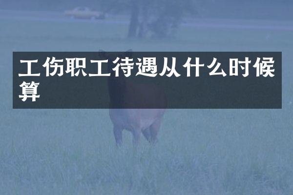 工伤职工待遇从什么时候算