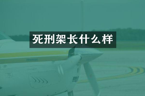死刑架长什么样