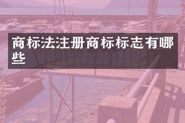商标法注册商标标志有哪些