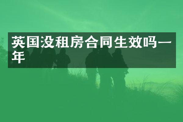 英国没租房合同生效吗一年