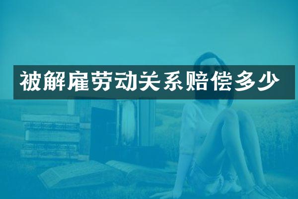 被解雇劳动关系赔偿多少