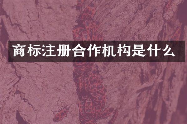 商标注册合作机构是什么