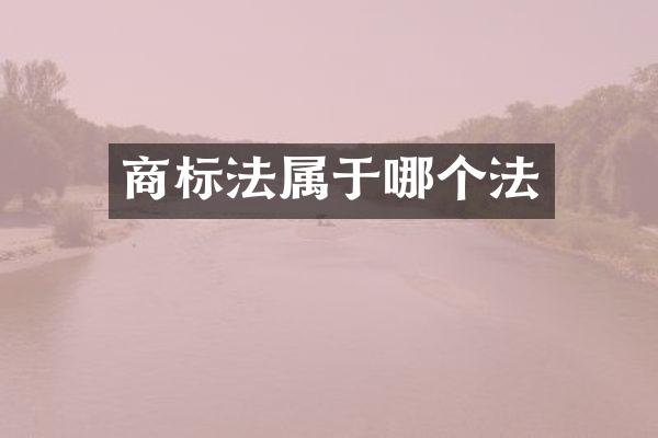 商标法属于哪个法