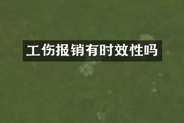 工伤报销有时效性吗