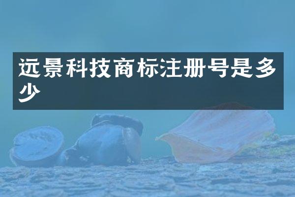 远景科技商标注册号是多少