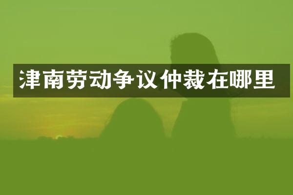 津南劳动争议仲裁在哪里