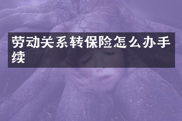 劳动关系转保险怎么办手续