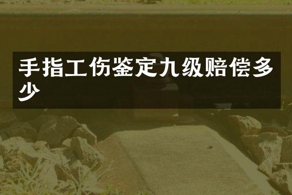 手指工伤鉴定九级赔偿多少
