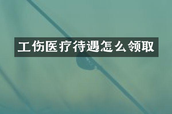 工伤医疗待遇怎么领取
