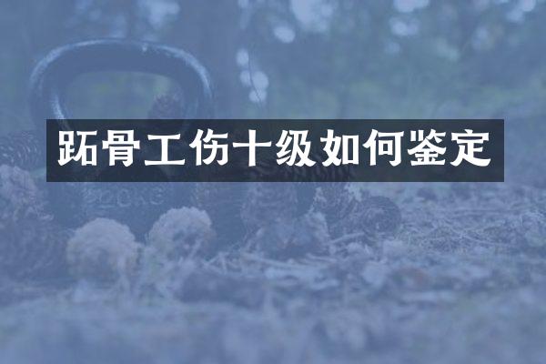跖骨工伤十级如何鉴定