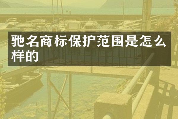 驰名商标保护范围是怎么样的