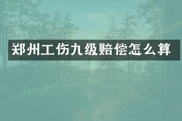 郑州工伤九级赔偿怎么算