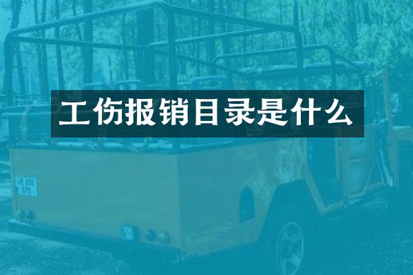 工伤报销目录是什么