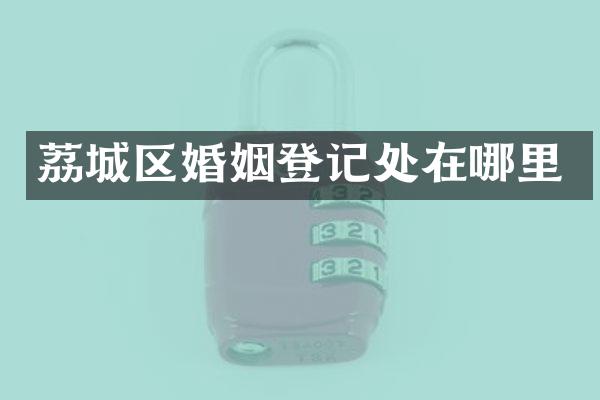 荔城区婚姻登记处在哪里